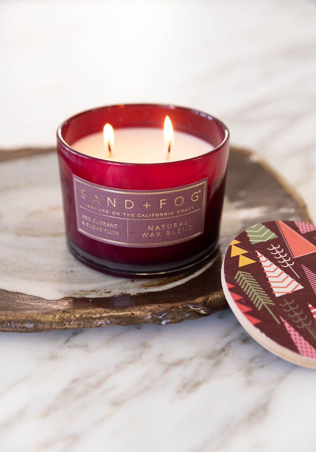 Premium Cozy Red Currant & Sugar Plum 12 oz scented candle