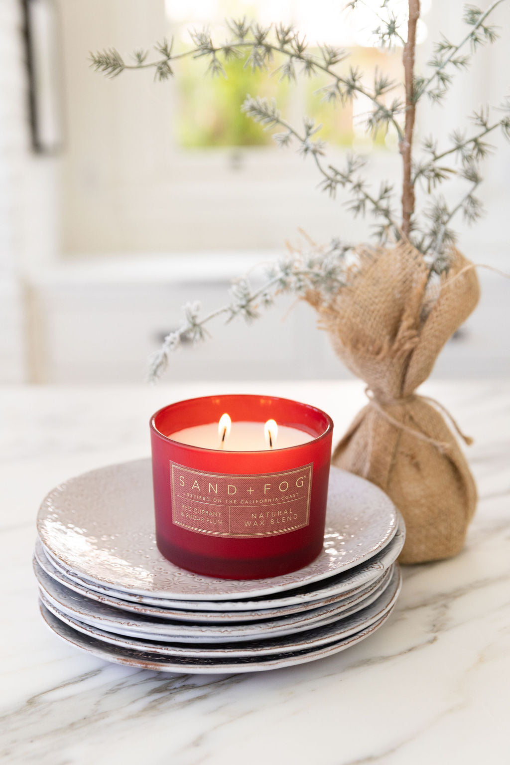 Premium Cozy Red Currant & Sugar Plum 12 oz scented candle