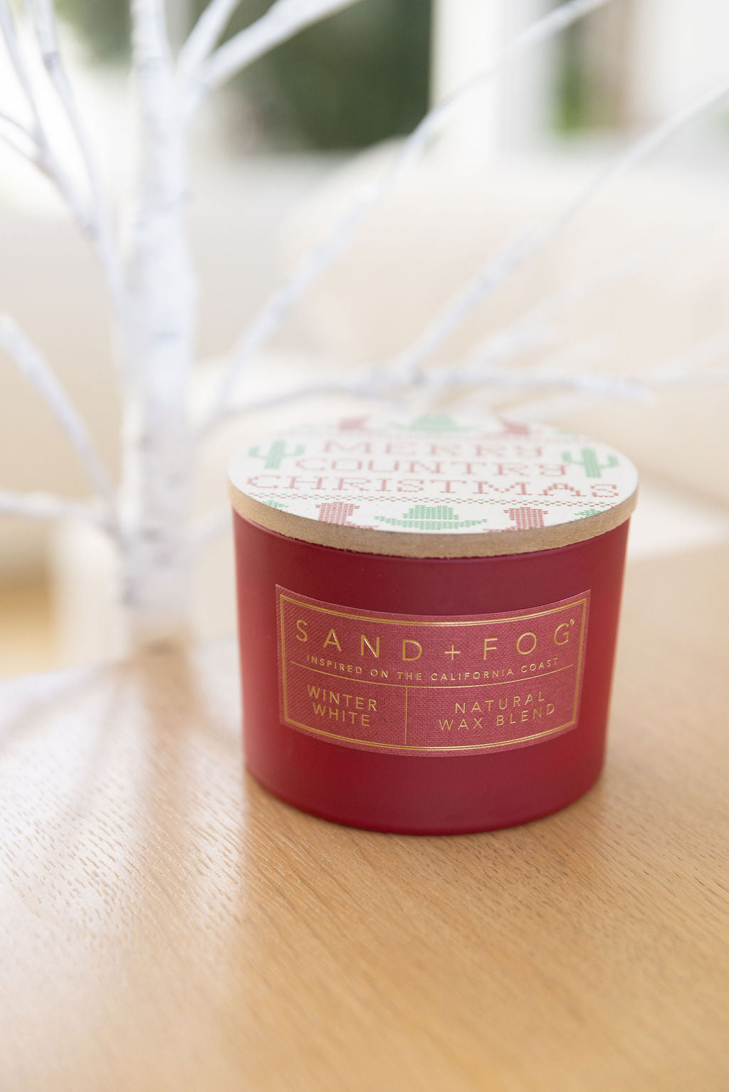 Premium Cozy Winter White 12 oz scented candle
