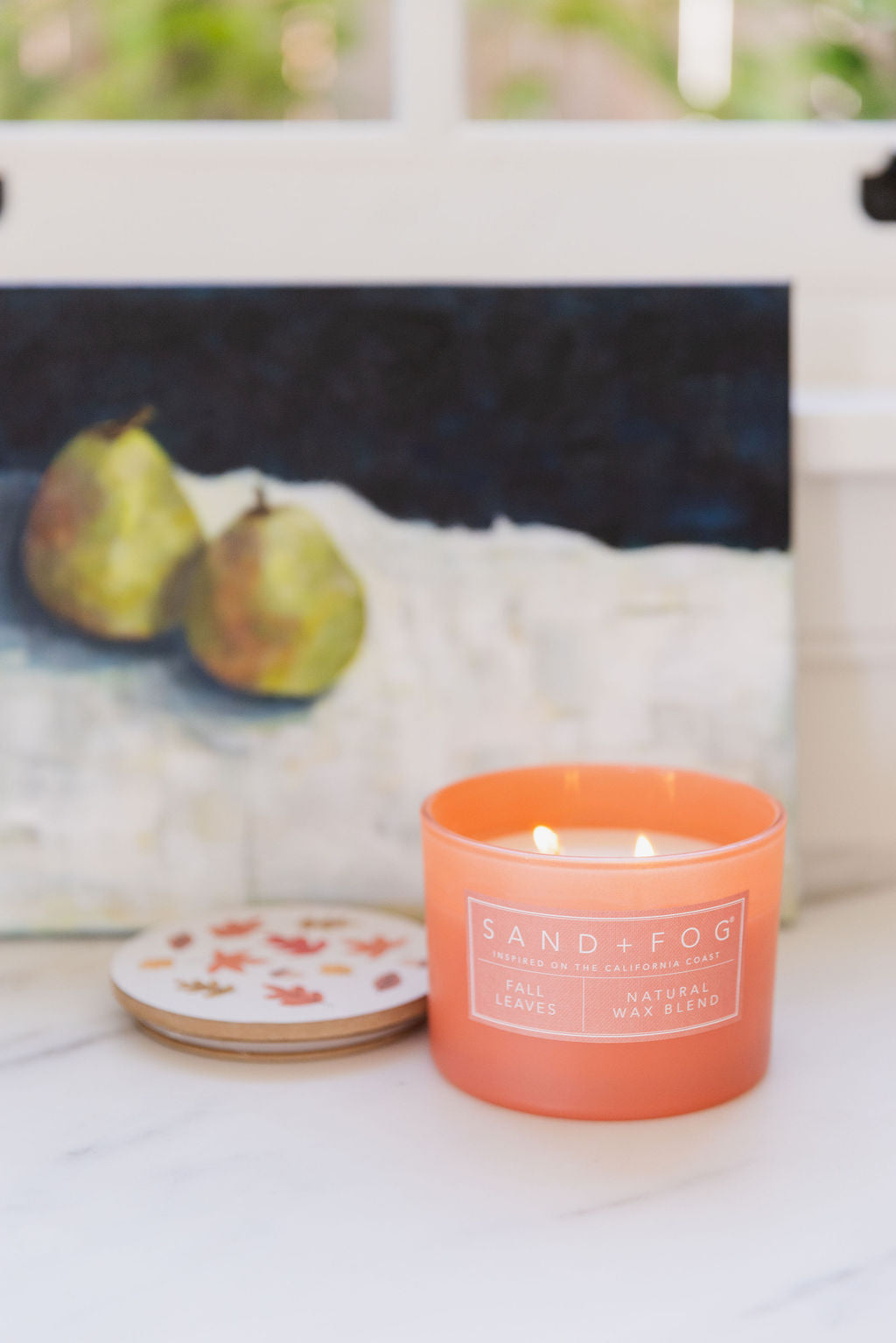 Premium Cozy Fall Leaves 12 oz scented candle