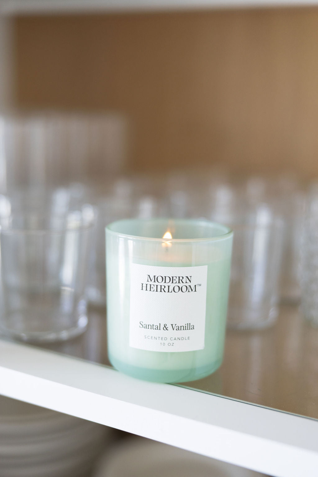 Premium Cozy Santal & Vanilla 10 oz scented candle
