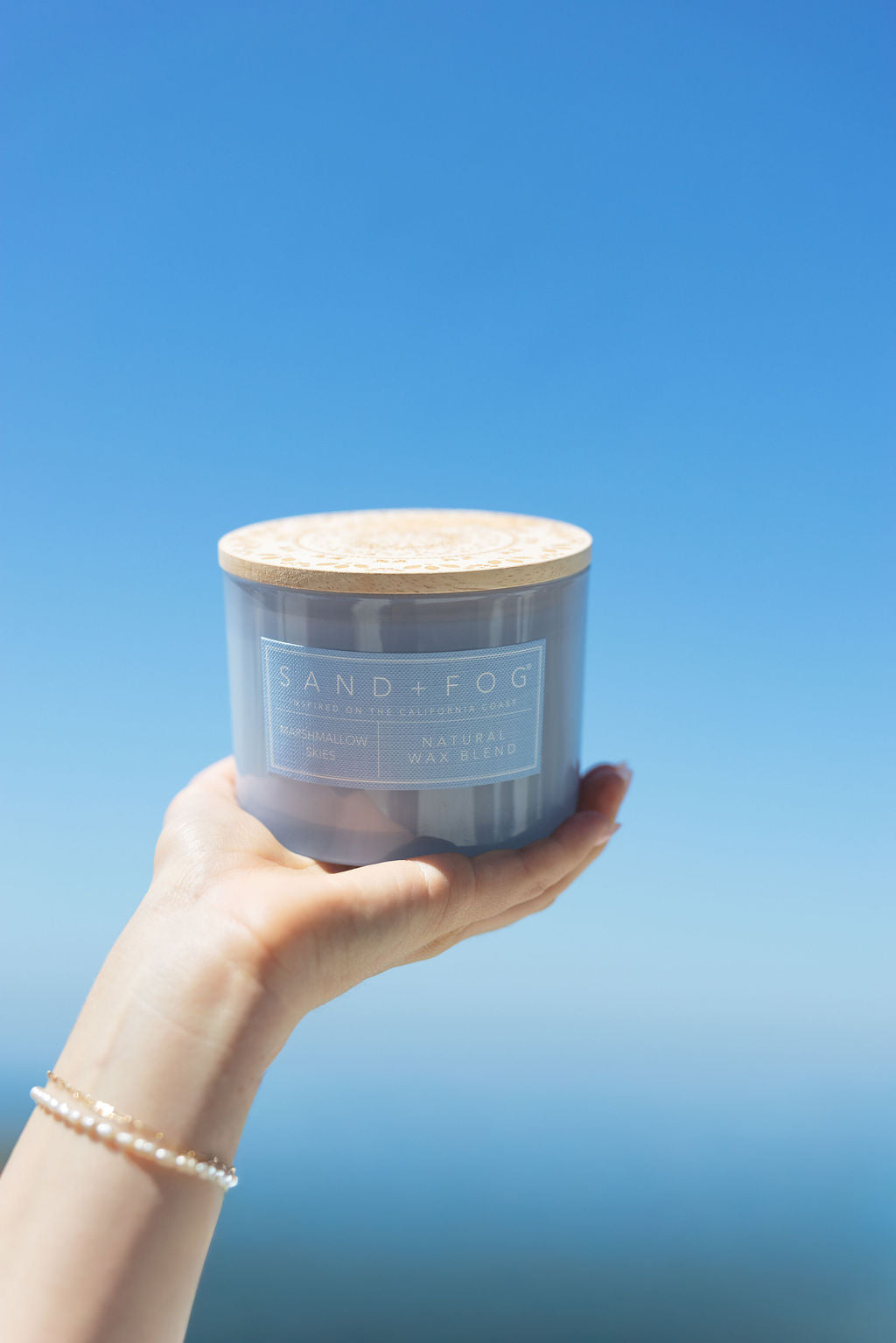 Premium Cozy Marshmallow Skies 12 oz scented candle