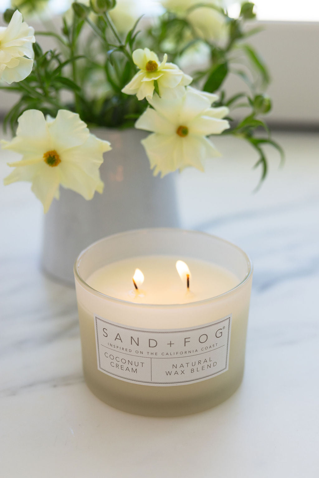 Premium Cozy Coconut Cream 12 oz scented candle