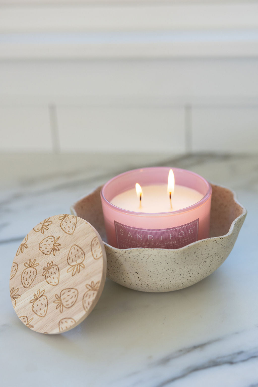 Premium Cozy Strawberry Spritz 12 oz scented candle