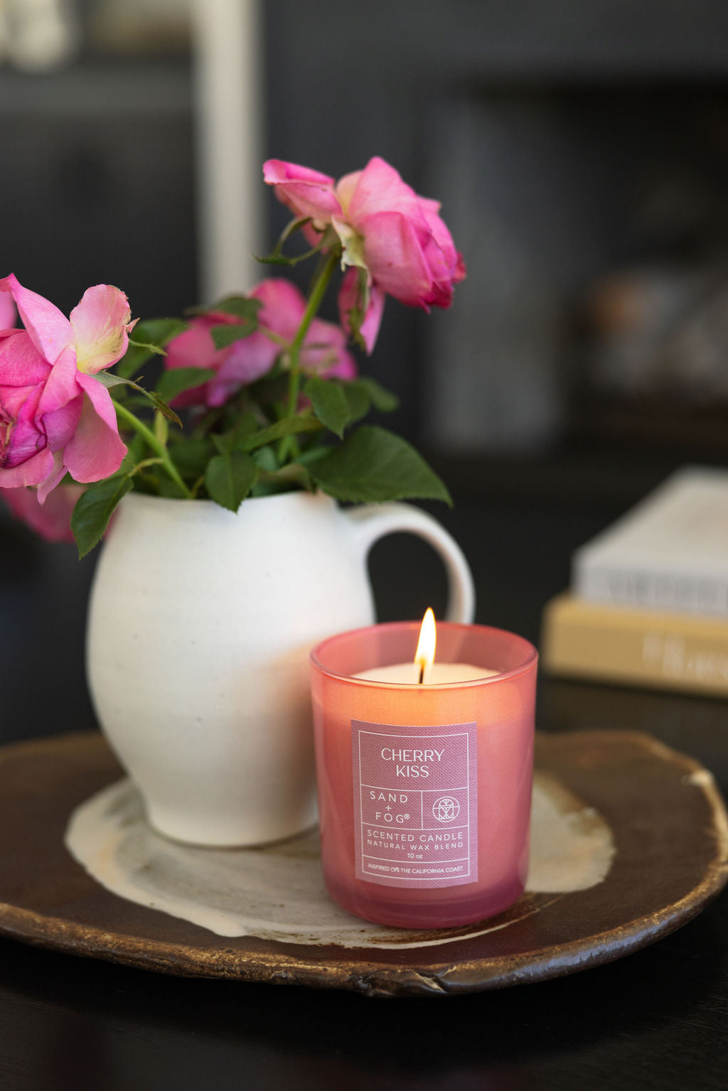Premium Cozy Cherry Kiss 10 oz scented candle