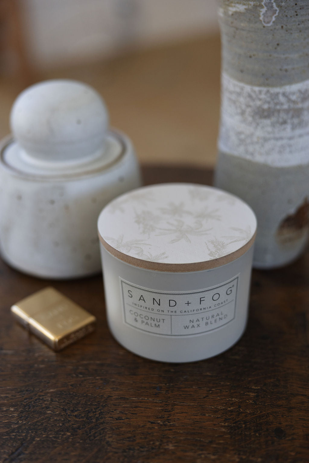 Premium Cozy Coconut & Palm 12 oz scented candle