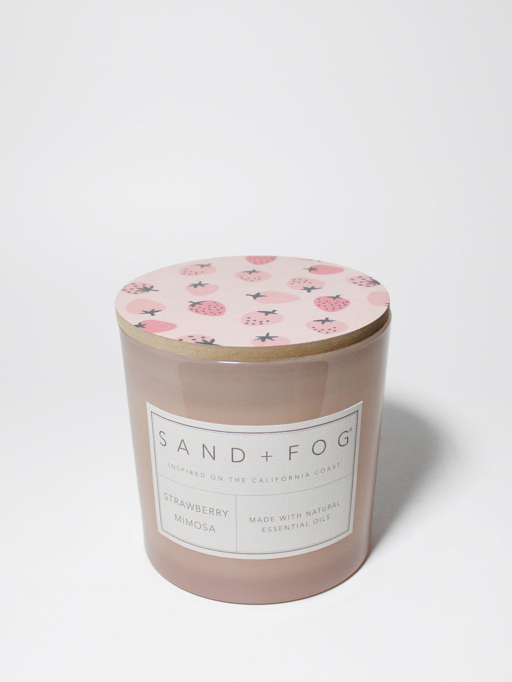 Premium Cozy Strawberry Mimosa 21 oz scented candle