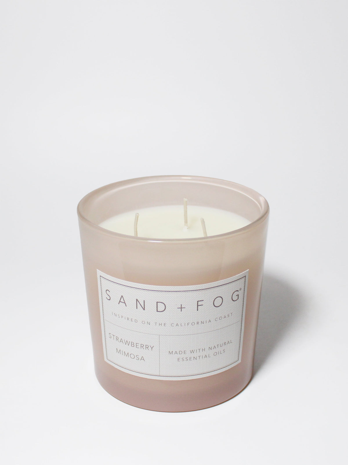Premium Cozy Strawberry Mimosa 21 oz scented candle