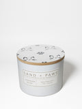 Premium Cozy Sand + Paws Lavender Musk 12 oz scented candle