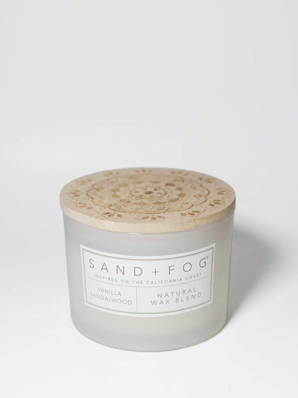 Premium Cozy Vanilla Sandalwood 12 oz scented candle