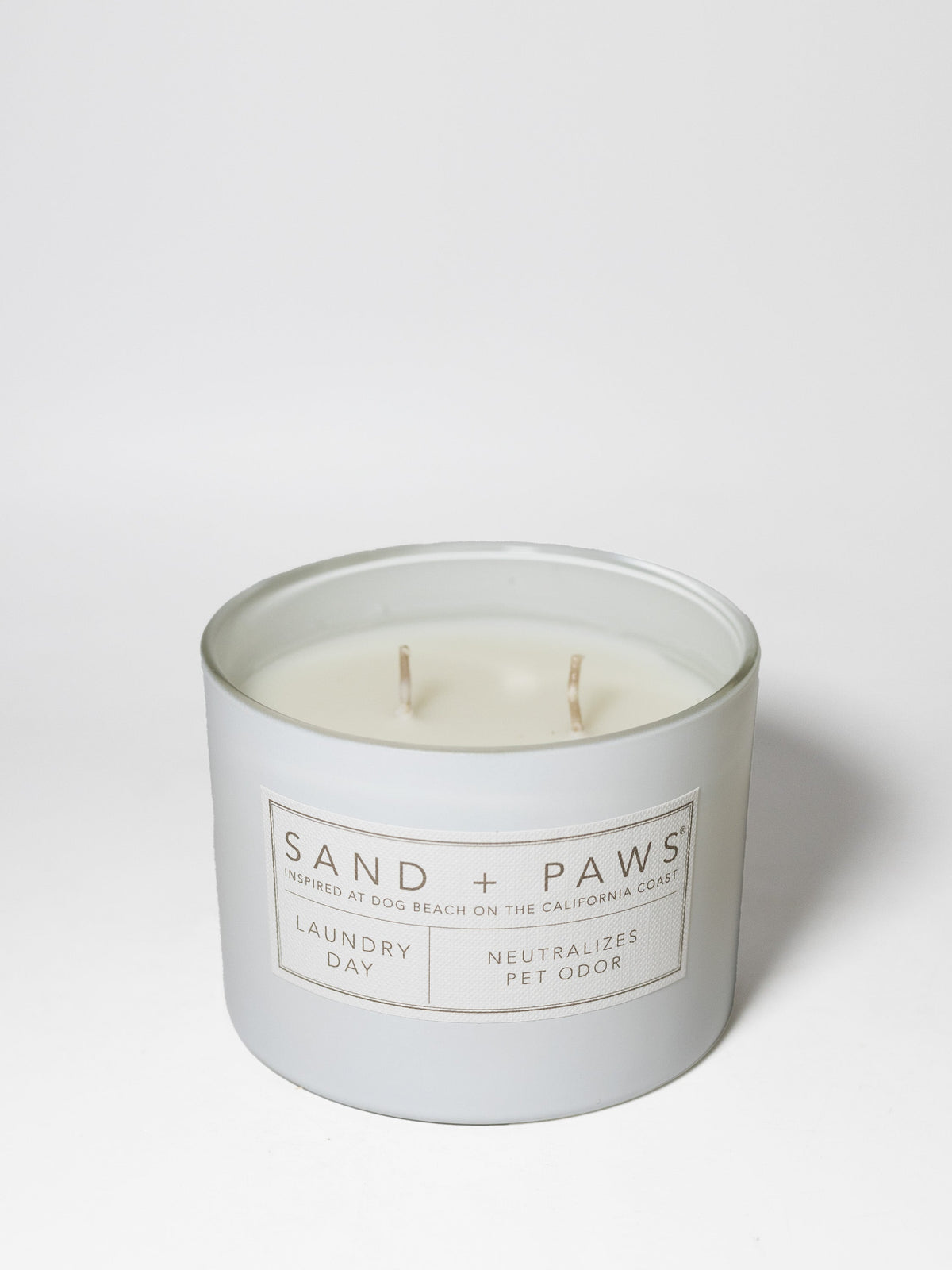 Premium Cozy Sand + Paws Laundry Day 12 oz scented candle