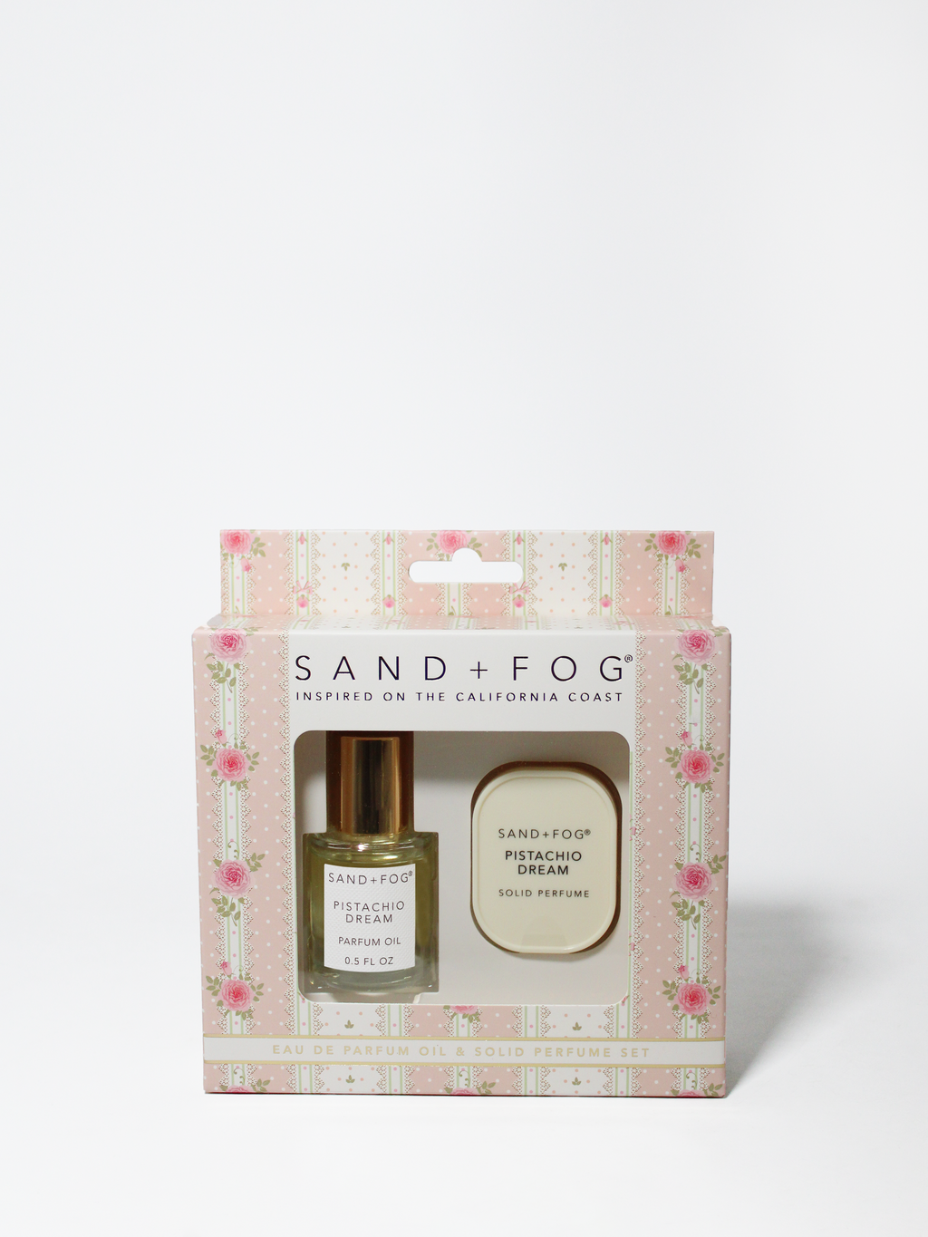 Luxury Signature Perfume Oil Rollerball and Solid Perfume Set - Pistachio Dream