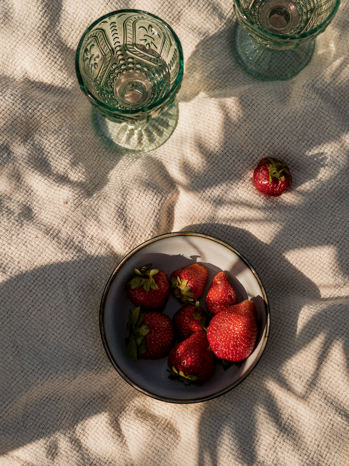 Premium Cozy Sand + Paws Strawberry Mimosa 12 oz scented candle