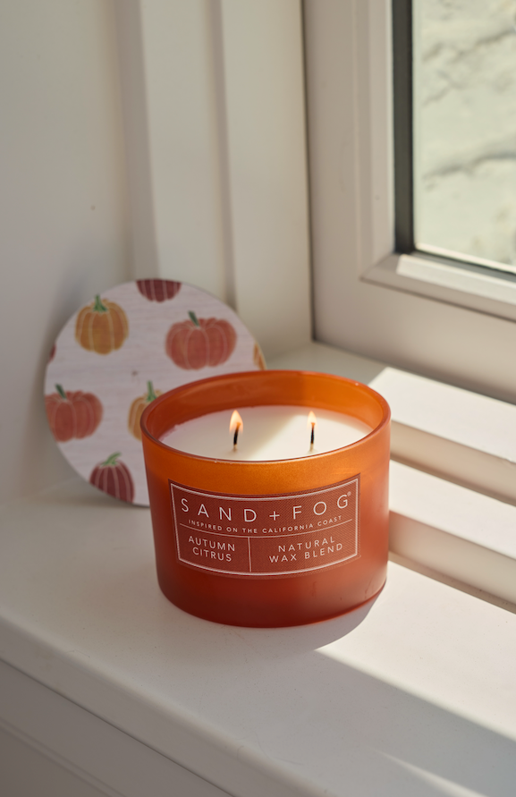 Premium Cozy Autumn Citrus 12 oz scented candle