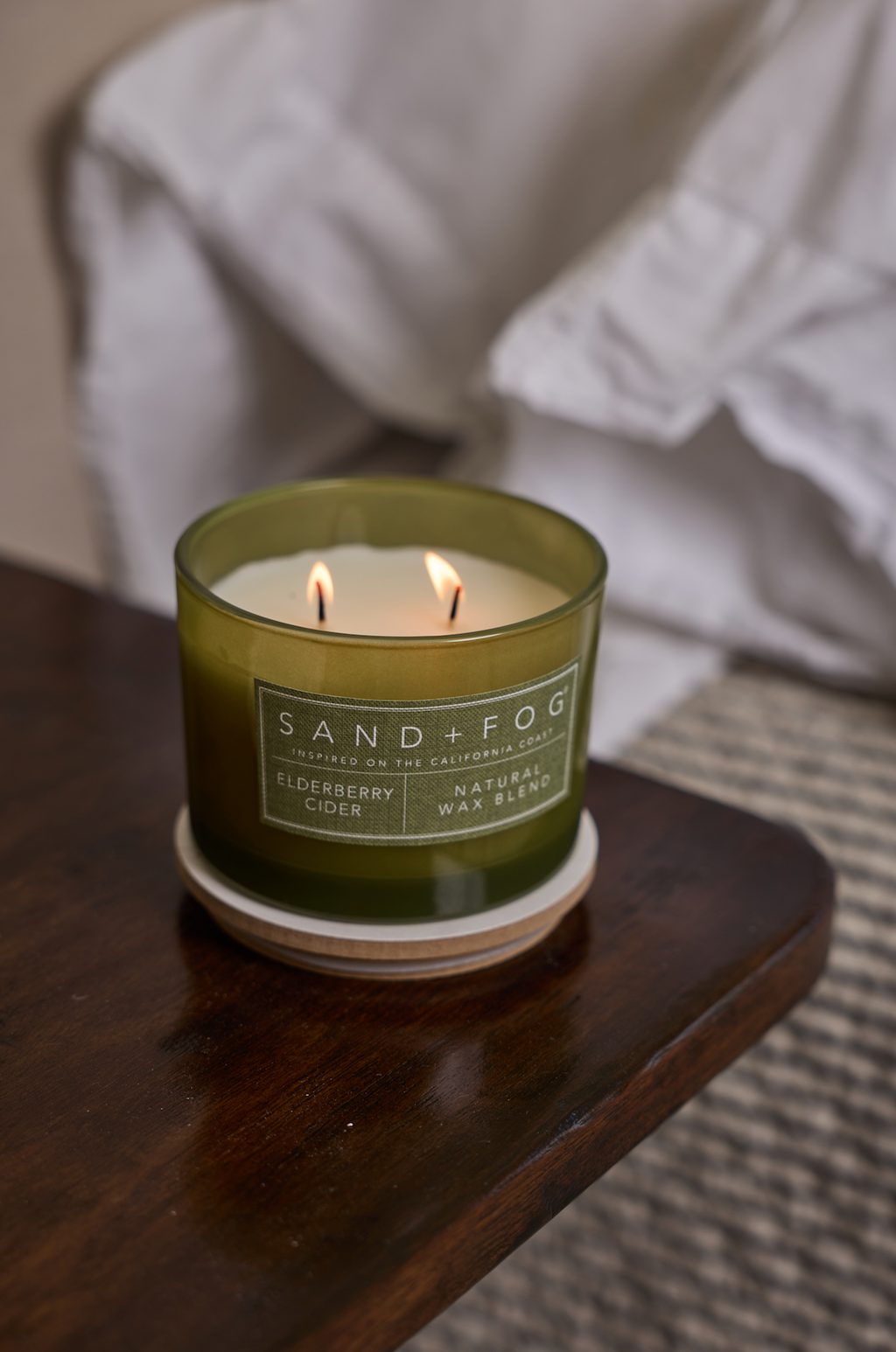 Premium Cozy Elderberry Cider 12 oz scented candle