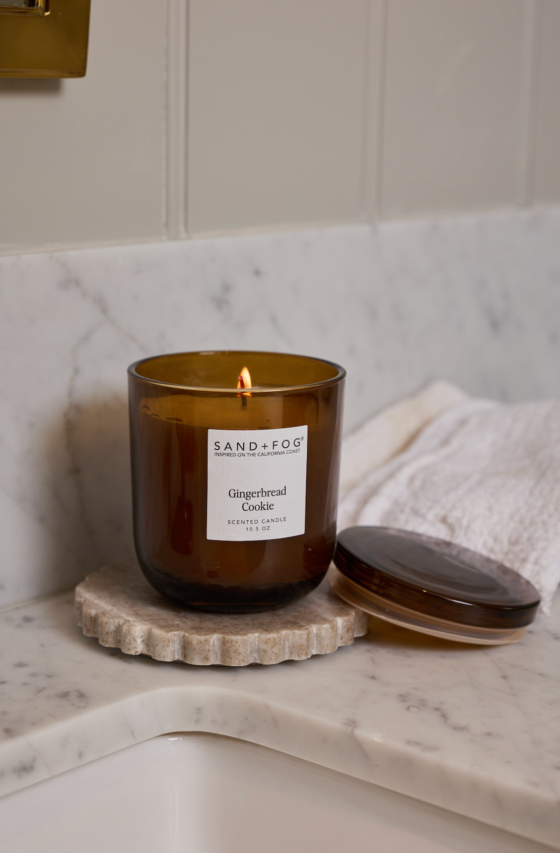 Premium Cozy Gingerbread Cookie 10.5 oz scented candle