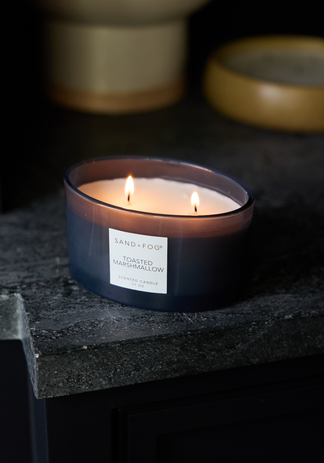 Premium Cozy Toasted Marshmallow 17 oz scented candle