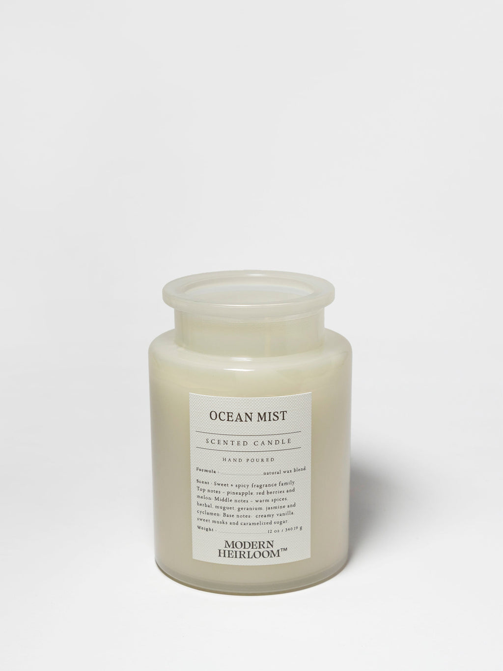 Premium Cozy Ocean Mist 12 oz scented candle