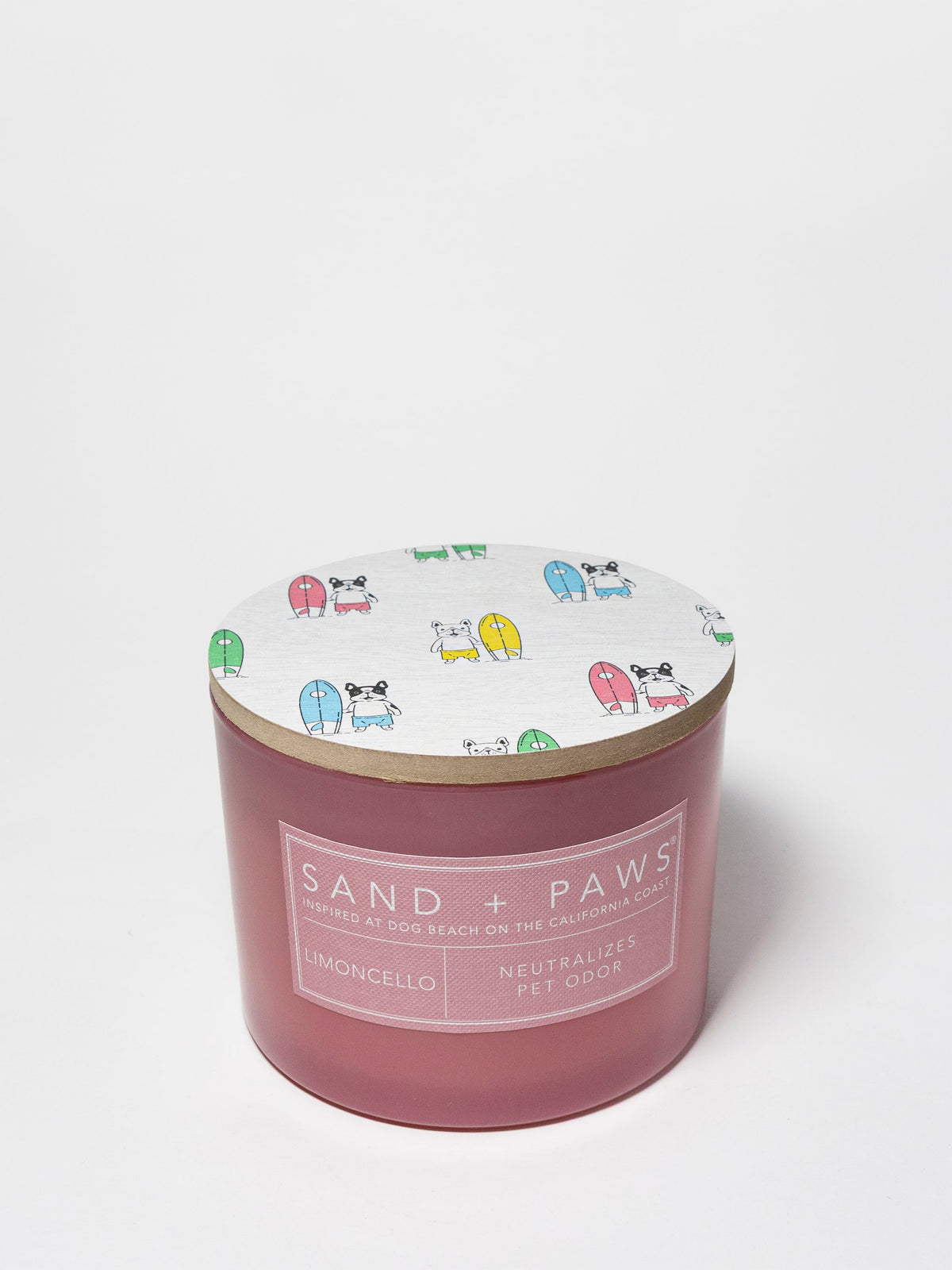 Premium Cozy Sand + Paws Limoncello 12 oz scented candle