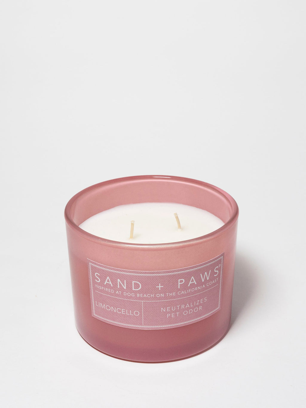 Premium Cozy Sand + Paws Limoncello 12 oz scented candle