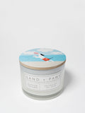 Premium Cozy Sand + Paws Seaside Dreams 12 oz scented candle