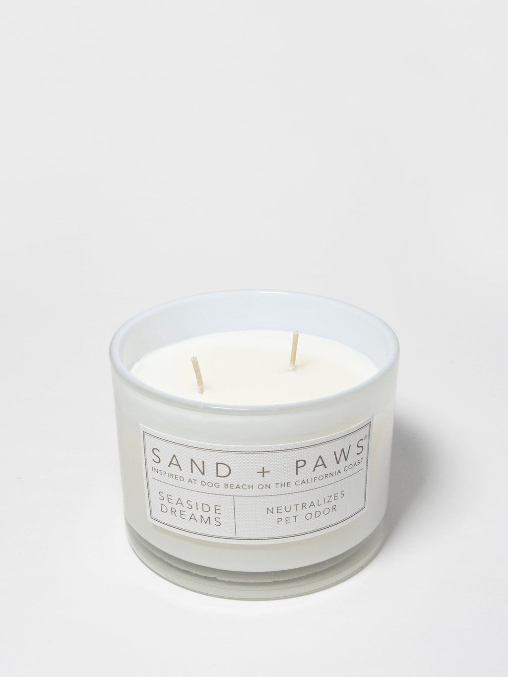 Premium Cozy Sand + Paws Seaside Dreams 12 oz scented candle
