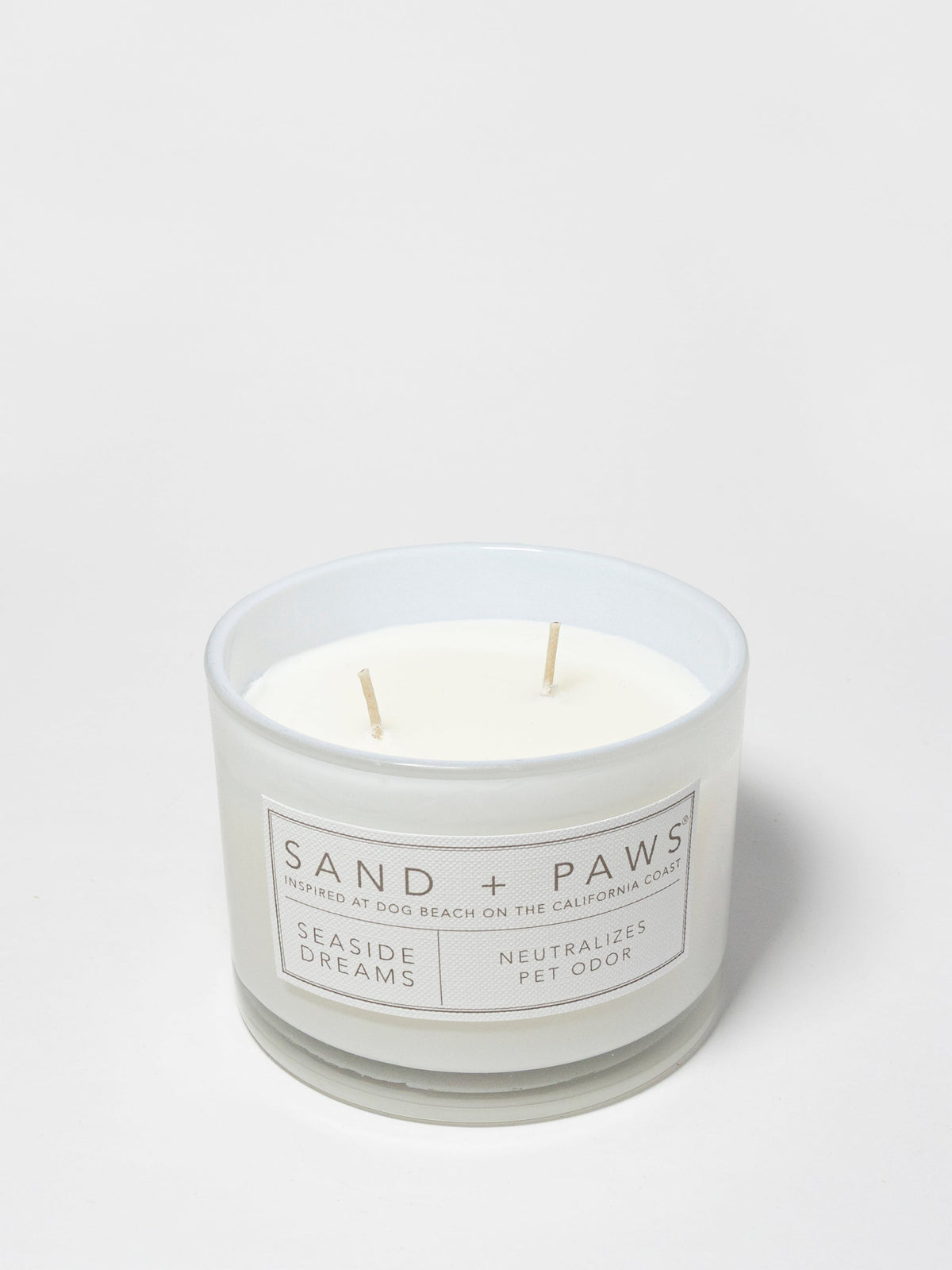 Premium Cozy Sand + Paws Seaside Dreams 12 oz scented candle