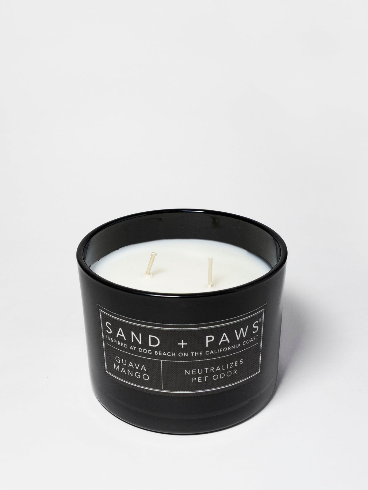Premium Cozy Sand + Paws Guava Mango 12 oz scented candle