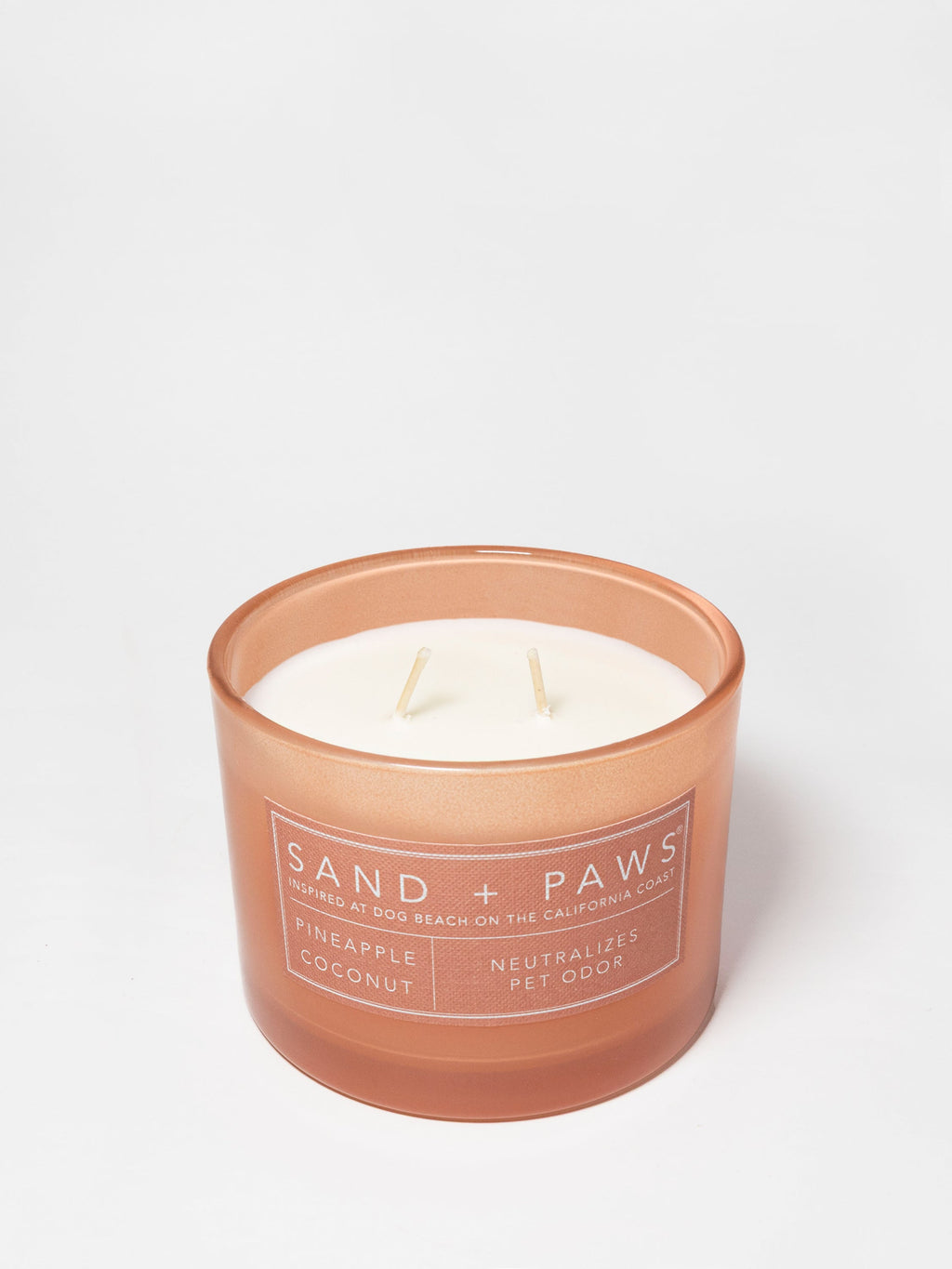 Premium Cozy Sand + Paws Pineapple Coconut 12 oz scented candle