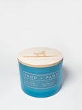 Premium Cozy Sand + Paws California Beach House 12 oz scented candle