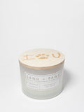 Premium Cozy Sand + Paws Pineapple Coconut 12 oz scented candle