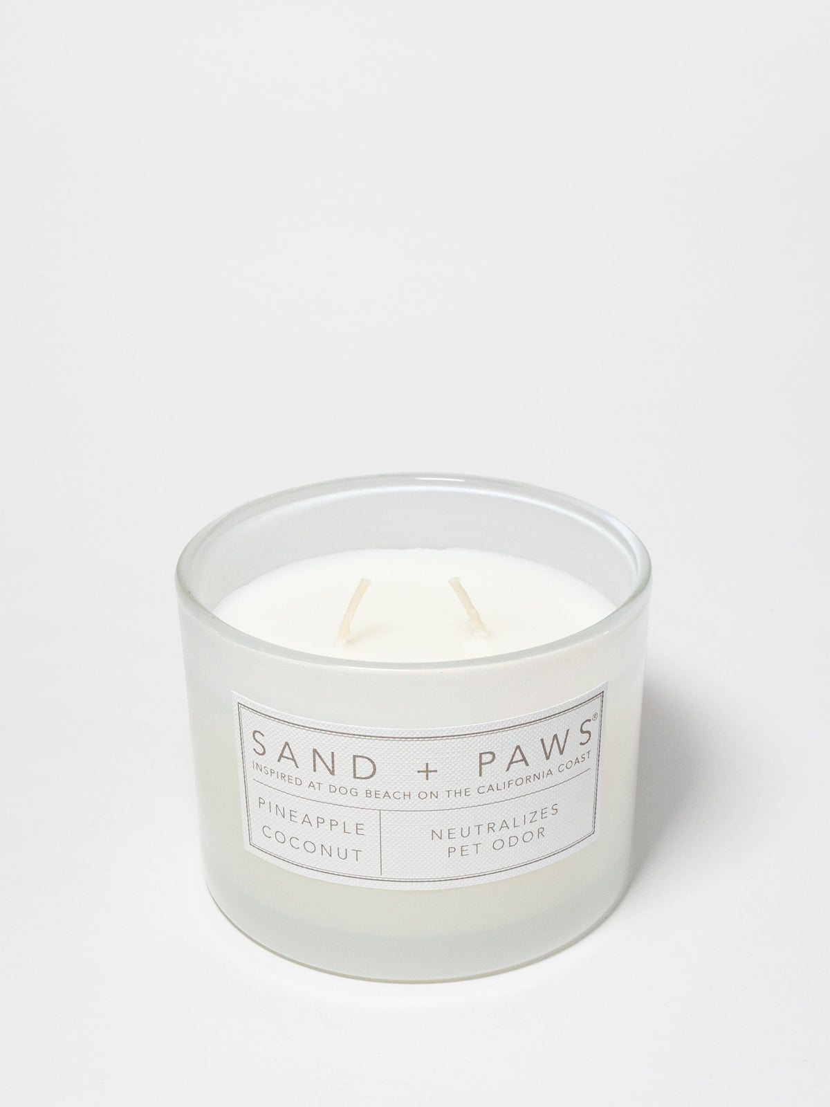 Premium Cozy Sand + Paws Pineapple Coconut 12 oz scented candle