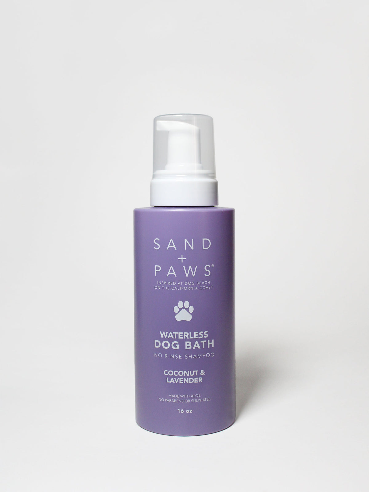 Gentle Signature Sand + Paws Waterless Dog Bath - Coconut & Lavender