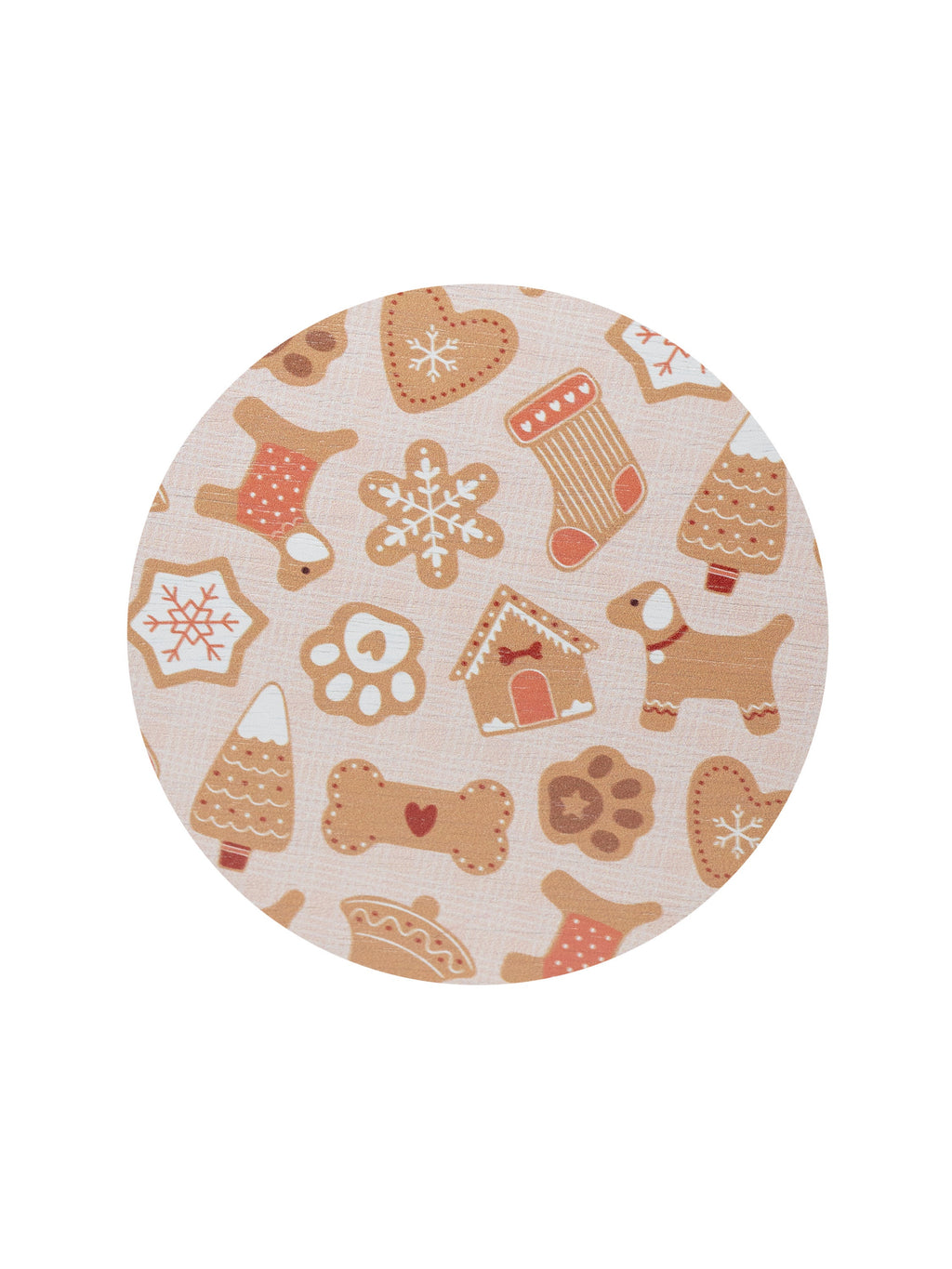 Premium Cozy Sand + Paws Spiced Gingerbread 12 oz scented candle